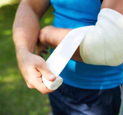 Injured man